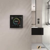 Умный терморегулятор LED для электро и водяного теплого пола Werkel черный