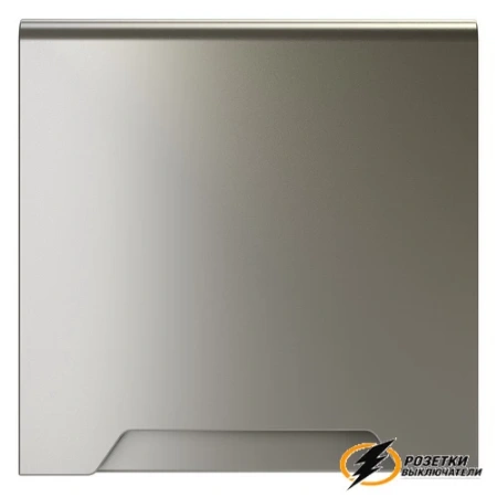 Накладка розетки с крышкой IP40 Voltum S70 шелк VLS000803