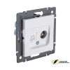 Розетка тв и интернет rj45 cat 6 Kollinger Aspekt белая
