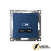 Зарядка USB 1 порт C 3,2 mA AtlasDesign аквамарин