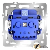 Розетка с крышкой ip40 16а 250в Voltum S70 Metal латунь VLSM000809+VLS0401M