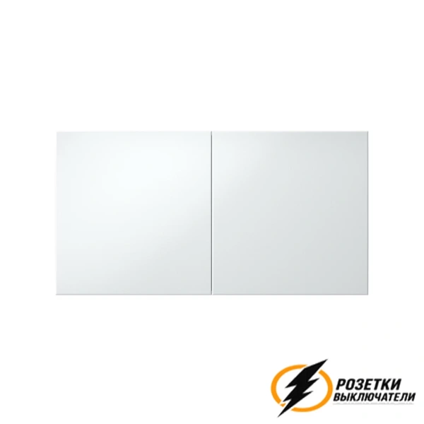 Розетка двойная с крышкой 10а 250в AtlasDesign лотос
