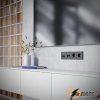 Розетка тв и интернет Voltum S70 черный VLS060707