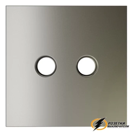 Накладка телевизионной розетки Voltum S70 шелк VLS001603