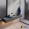 Накладка розетки с крышкой IP40 Voltum S70 Metal антрацит VLSM000811
