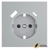 Накладка розетки зарядки тип А+C Voltum S70 серая VLS001015
