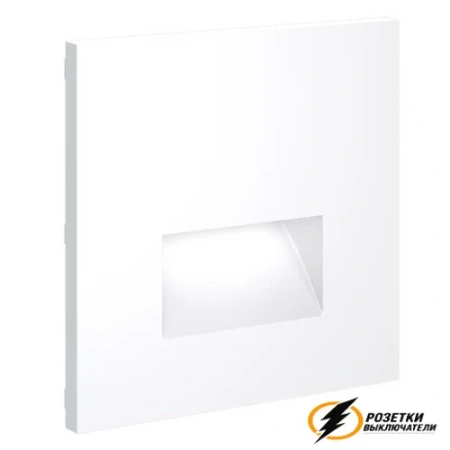 Накладка подсветки ступенек Voltum S70 белая матовая VLS002301