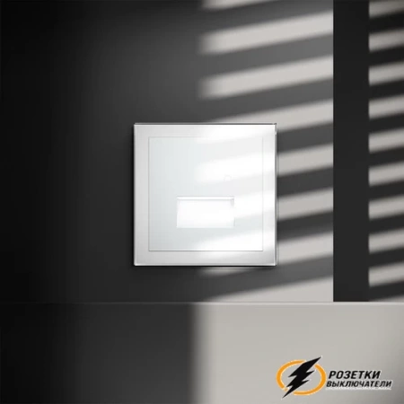 Подсветка ступенек с датчиком движения Voltum S70 белая глянцевая VLS070700