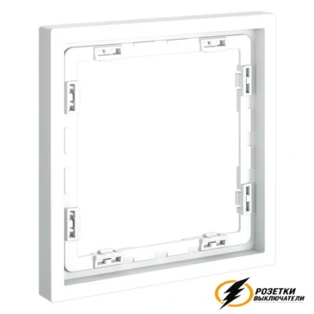 Рамка 1 местная Voltum S70 белая матовая VLS100101