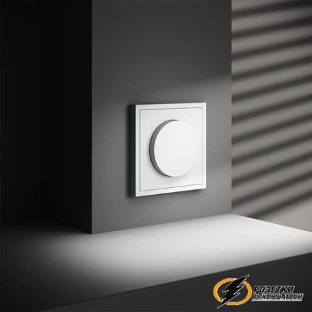 Диммер LED 5-300 Вт, 600Вт Voltum S70 белый матовый VLS070301