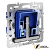 Выключатель жалюзи Voltum S70 черный VLS020707