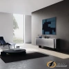 Рамка 5 местная стекло Voltum S70 графит VLS110506