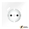 Накладка розетки зарядки тип А+C Voltum S70 белая матовая VLS001001