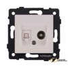 Розетка тв и интернет rj45 cat 6 Kollinger Aspekt кашемир