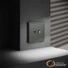 ТВ спутниковая розетка Voltum S70 титан VLS060405