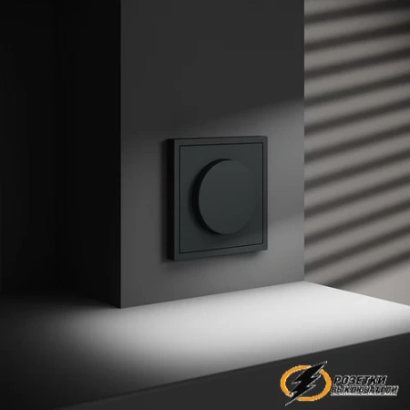 Диммер LED 5-300 Вт, 600Вт Voltum S70 графит VLS070306