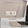 Розетка компьютерная rj45 cat 5e Werkel перламутровая рифленая