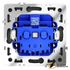 Розетка с заземлением со шторками 16а 250в Voltum S70 графит VLS040206