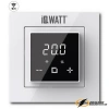 IQ Watt терморегулятор программируемый с WI-FI белый - черный дисплей
