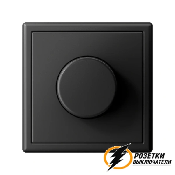 Диммер поворотно-нажимной LED 3-150 Вт, 10-400 Вт ArtGallery базальт
