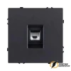 Розетка компьютерная rj45 cat 6 Brionilux Z черная матовая