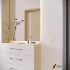 Рамка металлическая 1 местная Werkel Platinum шампань