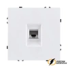 Розетка компьютерная rj45 cat 6 Brionilux Z белая матовая