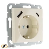 Розетка с USB зарядкой 2 порта А+C 3,4mA Liregus Epsilon-Retro бежевая