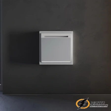 Накладка карточного выключателя Voltum S70 серая VLS002615