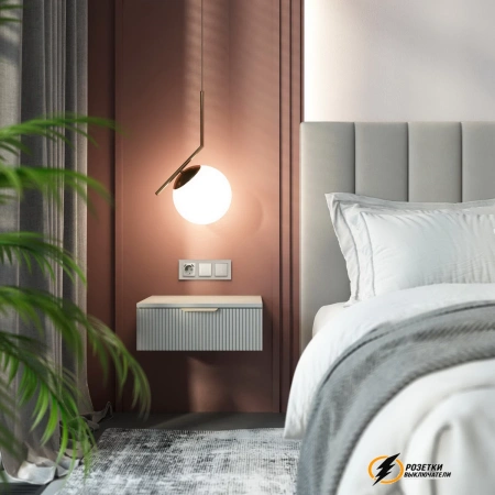 Умный сенсорный диммер с Алисой LED 200Вт, 500Вт Werkel дымчатый