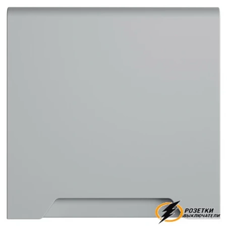 Накладка розетки с крышкой IP40 Voltum S70 серая VLS000815