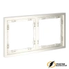 Рамка 2 местная Voltum S70 хлопок VLS100212