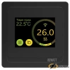 IQ Watt терморегулятор сенсорный программируемый с WI-FI черный