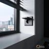 Розетка с крышкой ip40 16а 250в Werkel графит матовая