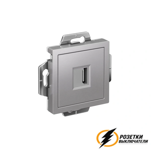 Розетка HDMI AtlasDesign алюминий