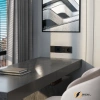 Рамка стеклянная 4 местная Werkel Favorit черный
