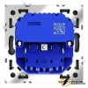 Розетка с USB зарядкой 2 порта, А 3,2 mA Voltum S70 титан VLS040405