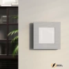 Рамка металлическая 1 местная Werkel АluMax алюминий