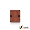 Выключатель накладной двухклавишный ip54 AtlasDesign Profi террактовый