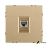 Розетка компьютерная rj45 cat 6 Kollinger Eclipse золото