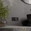 Розетка с крышкой ip40 16а 250в Werkel черная акрил