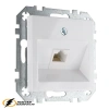 Розетка компьютерная rj45 cat 6 Liregus Epsilon-Retro белая