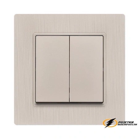 Рамка пластиковая 1 местная Kollinger Eleganz Plex золото