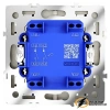Выключатель двухклавишный Voltum S70 шелк VLS020103