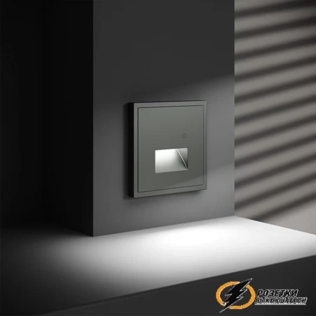 Подсветка ступенек с датчиком движения Voltum S70 титан. VLS070705