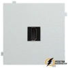 Розетка HDMI Rikett серебро