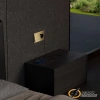 Накладка розетки зарядки тип А+C Voltum S70 Metal латунь VLSM001008