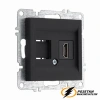 Розетка HDMI Arvia черная софт