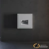 Накладка тв+интернет розетки Voltum S70 серая VLS002715
