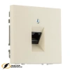 Розетка компьютерная rj45 cat 6 Liregus Modern бежевая